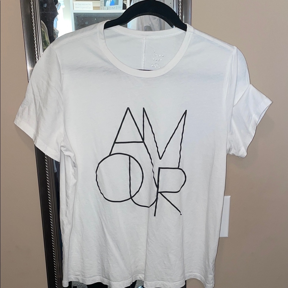 a new day White Short Sleeve Tee